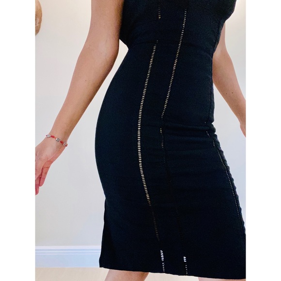 SOLD BEBE Black  dress - Picture 3 of 11